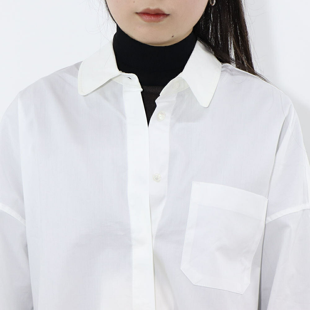 Max Mara ブラウス ホワイト 七分袖 シャツ 91110332