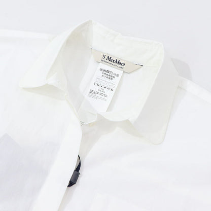 Max Mara ブラウス ホワイト 七分袖 シャツ 91110332