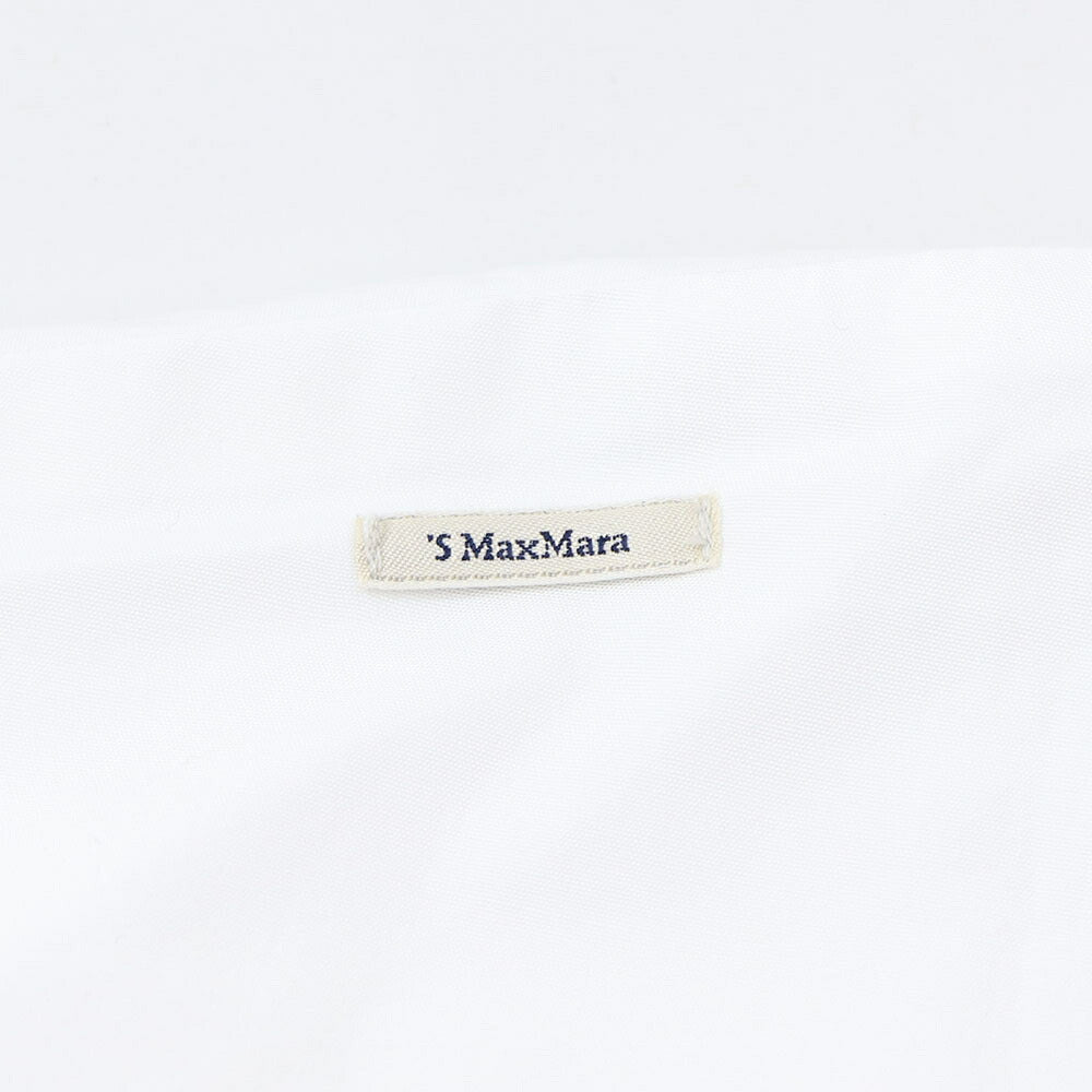 Max Mara ブラウス ホワイト 七分袖 シャツ 91110332