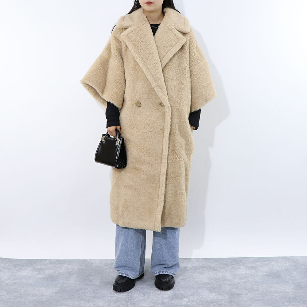 Max Mara ベージュ系 キャメル テディベア コート 10110431