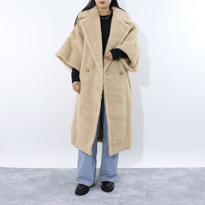 Max Mara ベージュ系 キャメル テディベア コート 10110431