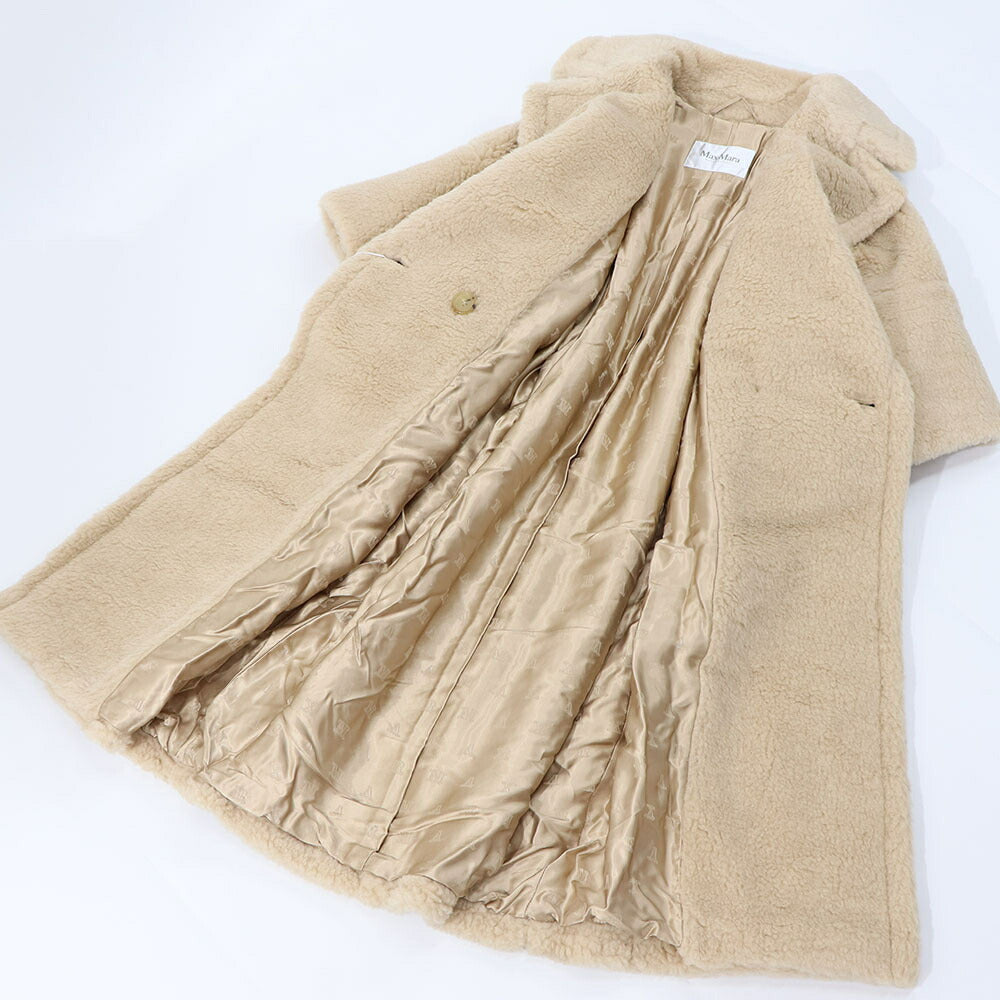 Max Mara ベージュ系 キャメル テディベア コート 10110431