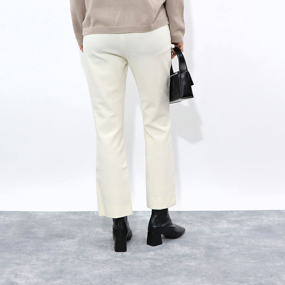 Max Mara ロングパンツ アイボリー ウール サブリナパンツ 11310131