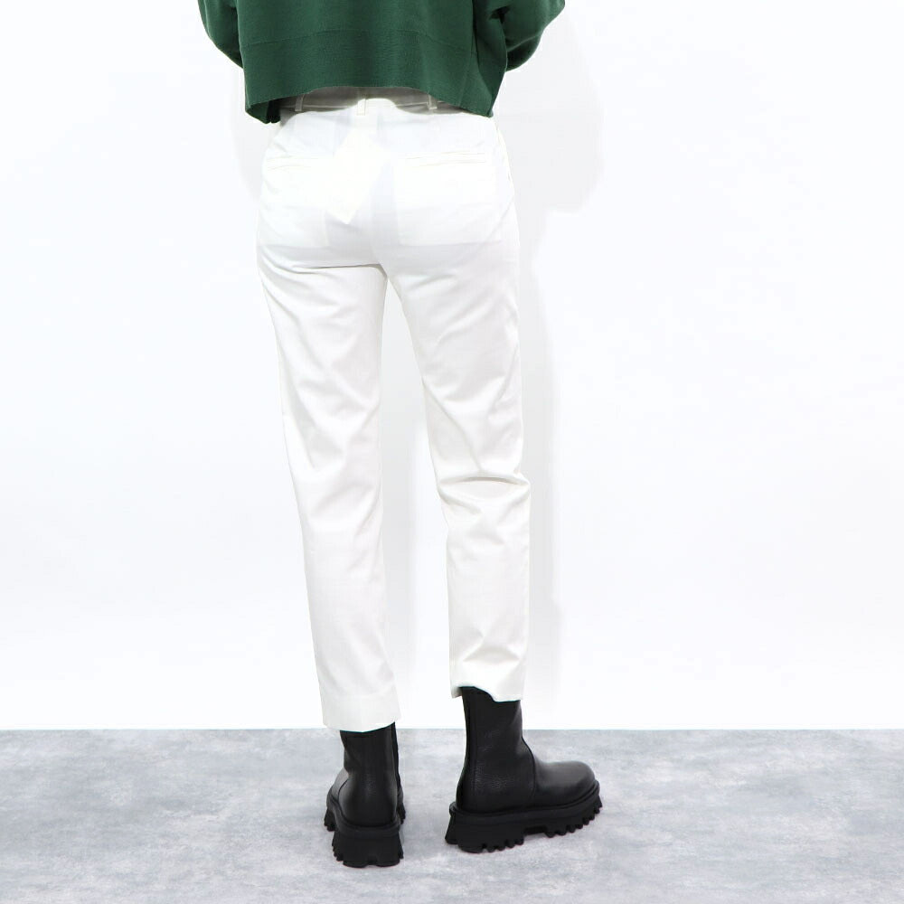 Max Mara ロングパンツ ホワイト トラウザーパンツ テーパードパンツ 11310932