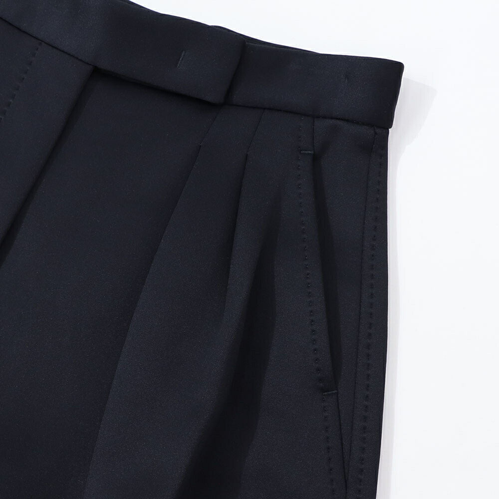 Max Mara ロングパンツ ブラック スラックス ワイドパンツ ハイウエスト 11781021