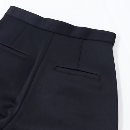 Max Mara ロングパンツ ブラック スラックス ワイドパンツ ハイウエスト 11781021