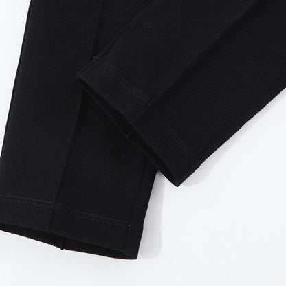 Max Mara ロングパンツ ブラック スキニーフィットパンツ ステッチ加工 17860533