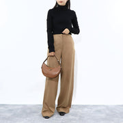 Max Mara ロングパンツ キャメル キャメル ワイドパンツ スラックス 17860633