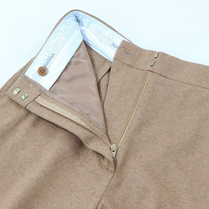 Max Mara ロングパンツ キャメル キャメル ワイドパンツ スラックス 17860633