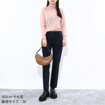 Max Mara ロングパンツ ネイビー ビスコース スラックス センタープレス 19131111