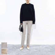 Max Mara ロングパンツ ベージュ グレージュ ビスコース スラックス トラウザーズ シンプル 91310331