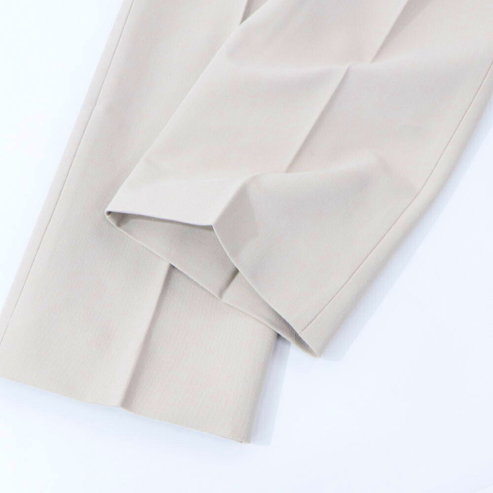 Max Mara ロングパンツ ベージュ グレージュ ビスコース スラックス トラウザーズ シンプル 91310331
