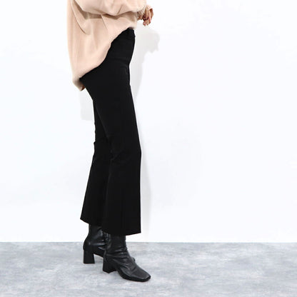 Max Mara ロングパンツ クリーム キャメル ブラック クロップドパンツ トラウザーズ 91360139