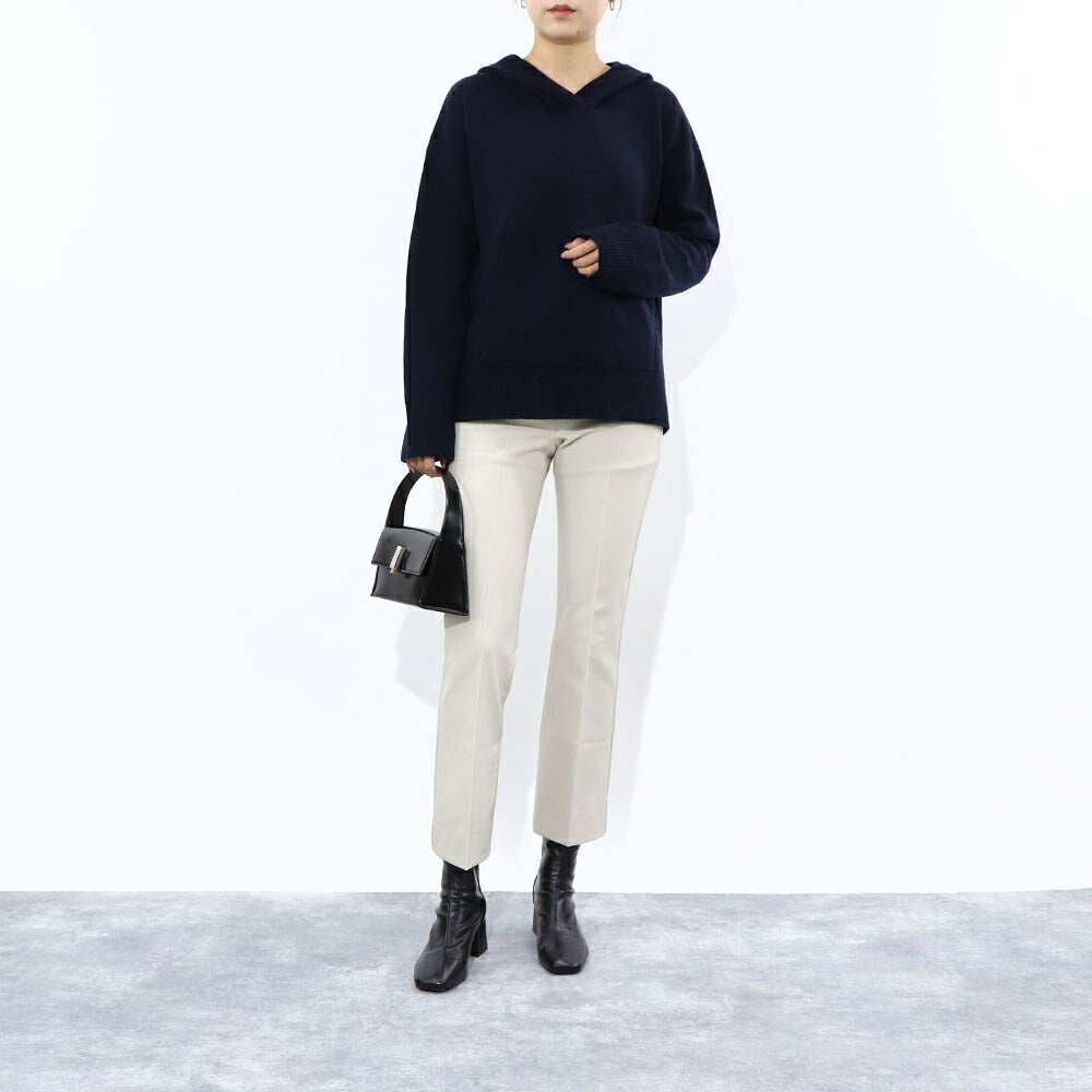 Max Mara ロングパンツ クリーム キャメル ブラック クロップドパンツ トラウザーズ 91360139