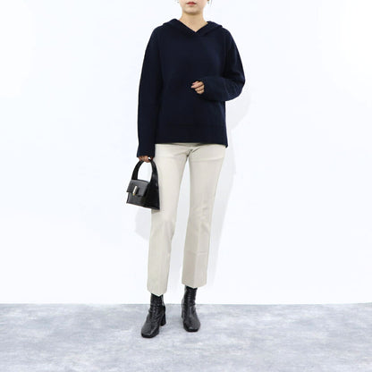 Max Mara ロングパンツ クリーム キャメル ブラック クロップドパンツ トラウザーズ 91360139