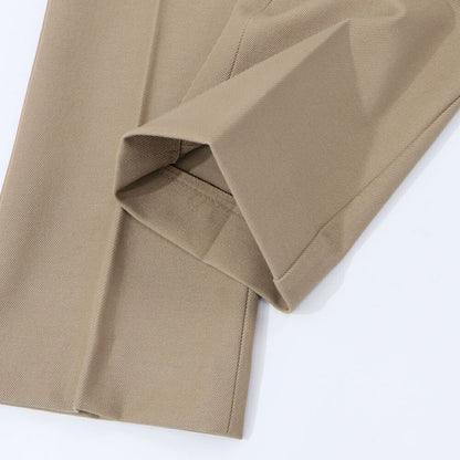 Max Mara ロングパンツ クリーム キャメル ブラック クロップドパンツ トラウザーズ 91360139