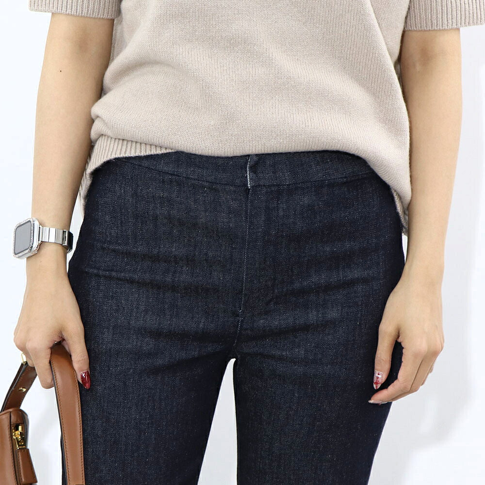 Max Mara ボトムス デニムパンツ インディゴネイビー
