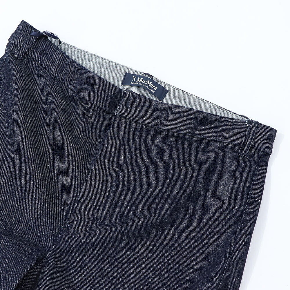 Max Mara ボトムス デニムパンツ インディゴネイビー