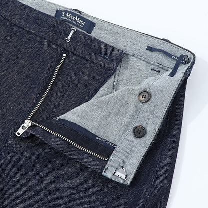 Max Mara ボトムス デニムパンツ インディゴネイビー