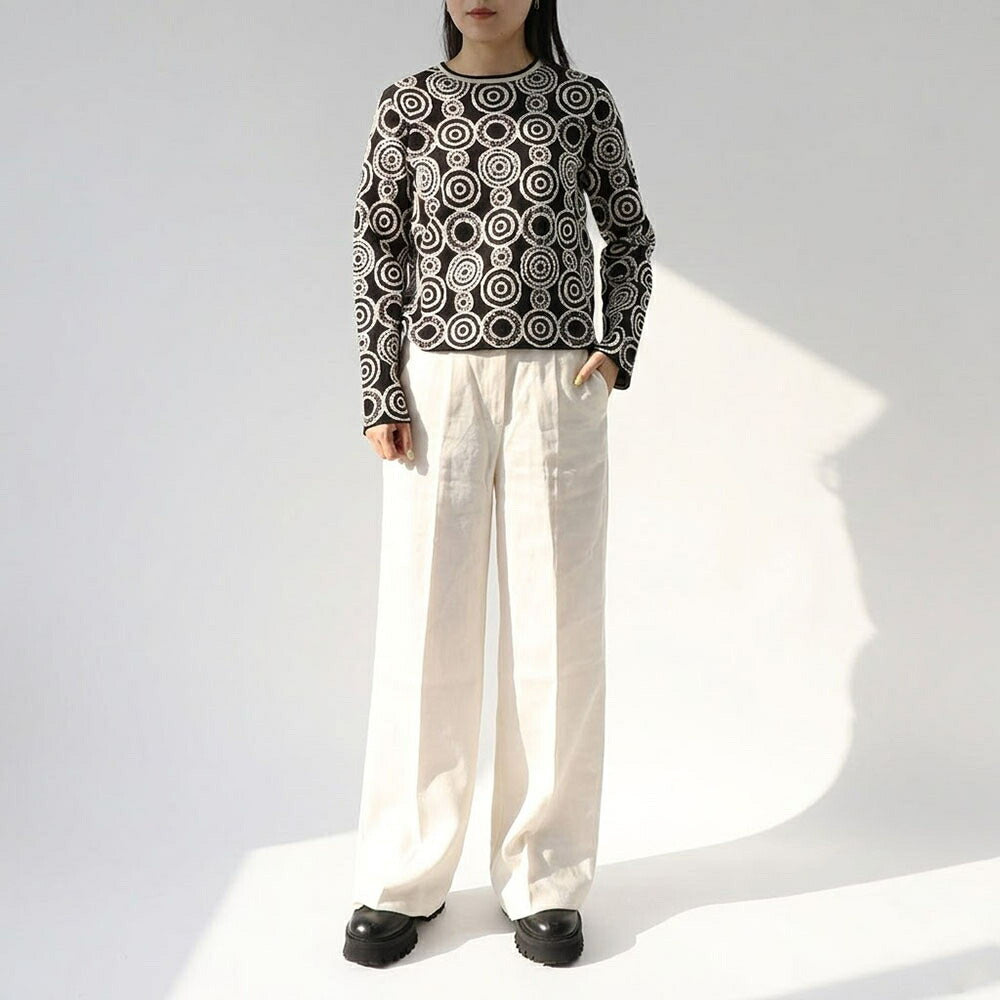 Max Mara ニット  ブラック クルーネック 19361101