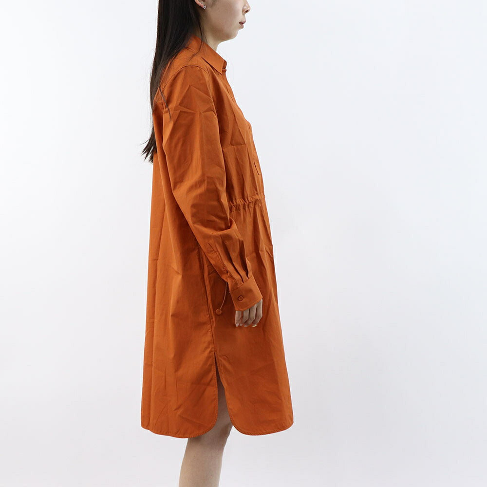 Max Mara ワンピース  オレンジ シャツワンピース ドロスト 11221012