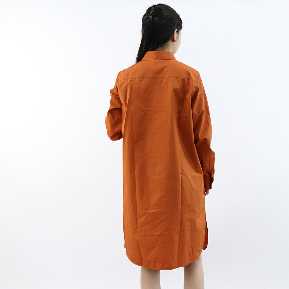 Max Mara ワンピース  オレンジ シャツワンピース ドロスト 11221012