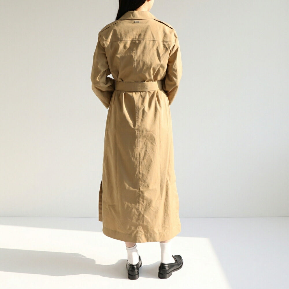 Max Mara ワンピース  キャメル シャツワンピース ベルト サファリ 19221043