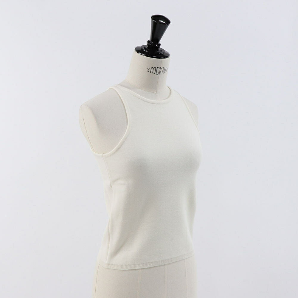 Max Mara タンクトップ アイボリー ニット アメスリ 11361071