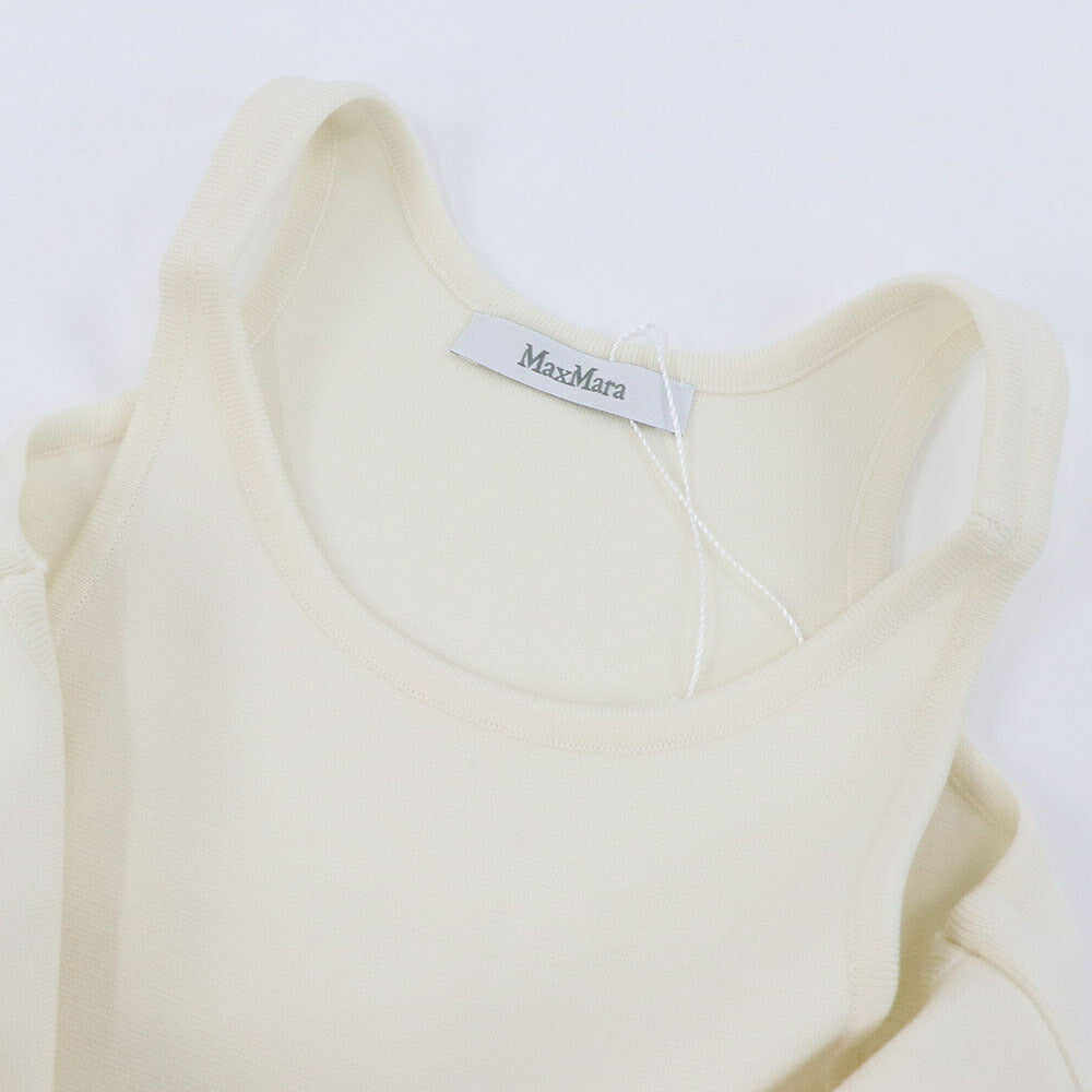 Max Mara タンクトップ アイボリー ニット アメスリ 11361071