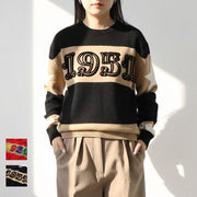 Max Mara ニット キャメル×ブラック キャメル×レッド セーター ロゴ DIRCE 21366121