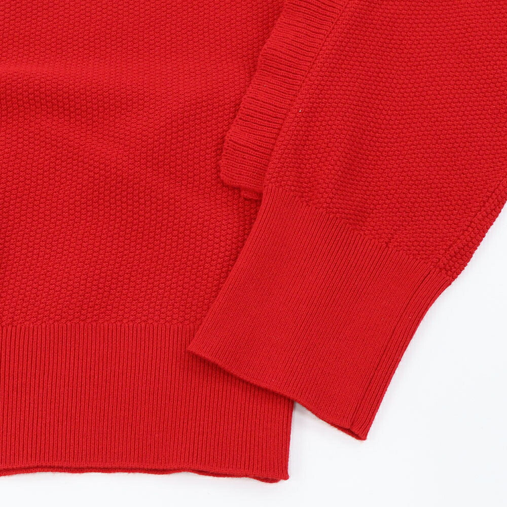 Max Mara ニット  レッド  ワッフルニット フリル  21366071
