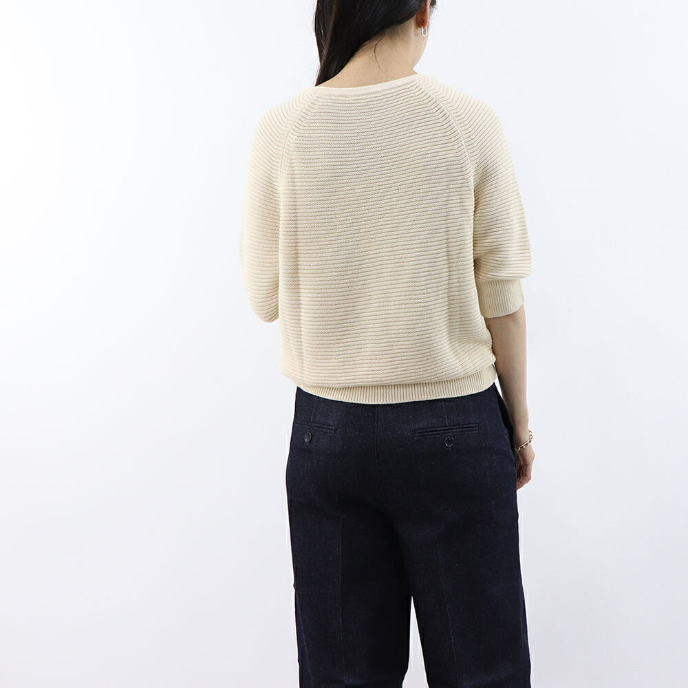 Max Mara ニット ベージュ クルーネック サマーニット 11361112