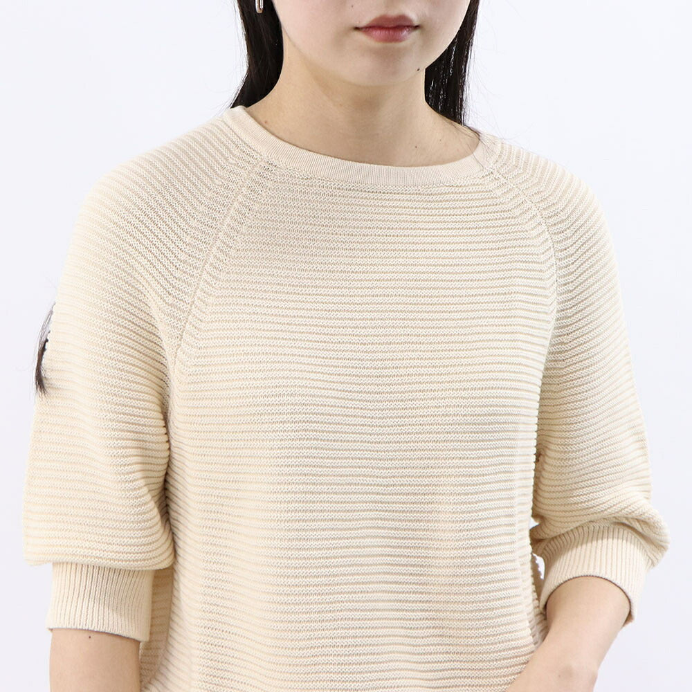 Max Mara ニット ベージュ クルーネック サマーニット 11361112