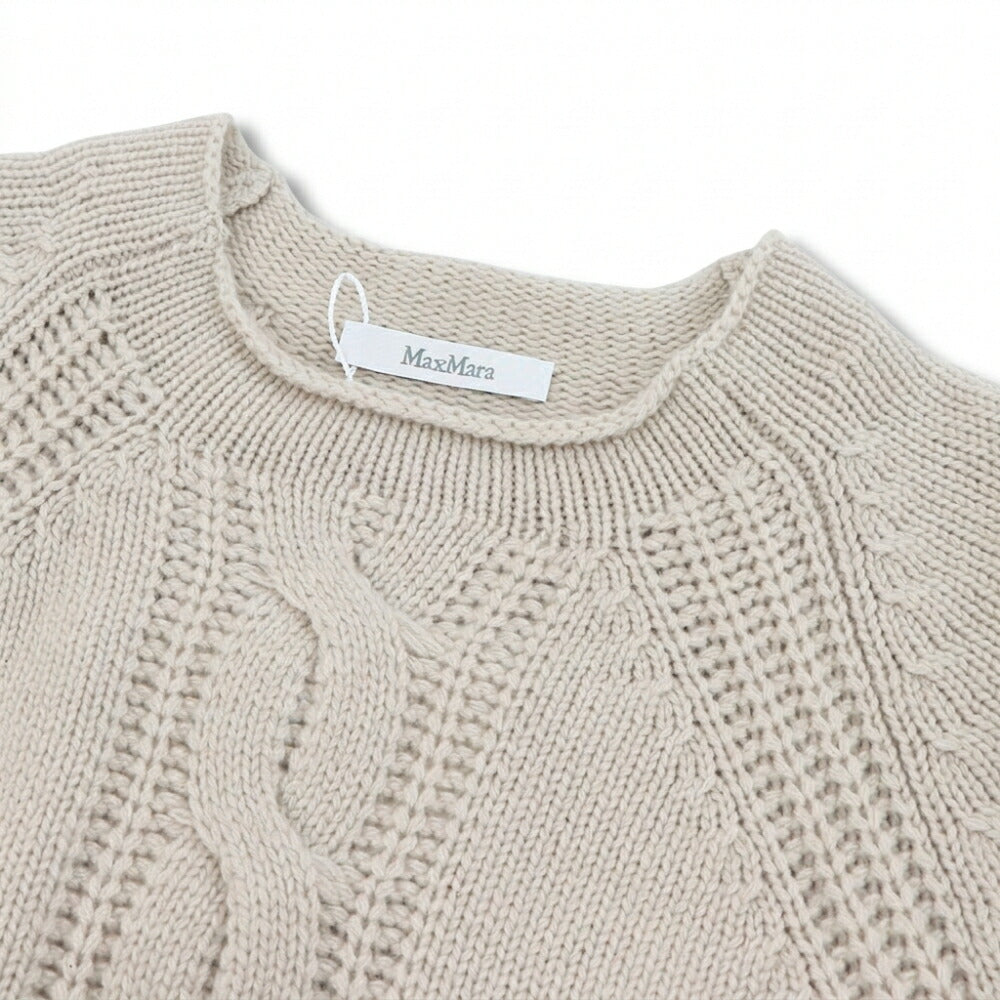 Max Mara ニット ベージュ ケーブルニット PICO 21366052