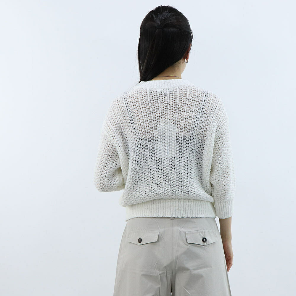 Max Mara ニット ホワイト サマーニット ローゲージニット 11361082
