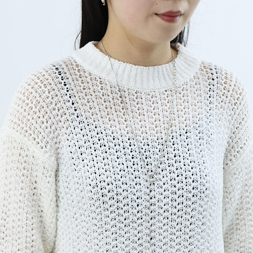 Max Mara ニット ホワイト サマーニット ローゲージニット 11361082