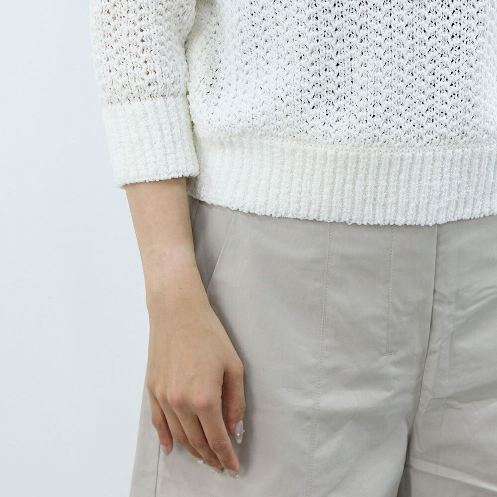 Max Mara ニット ホワイト サマーニット ローゲージニット 11361082
