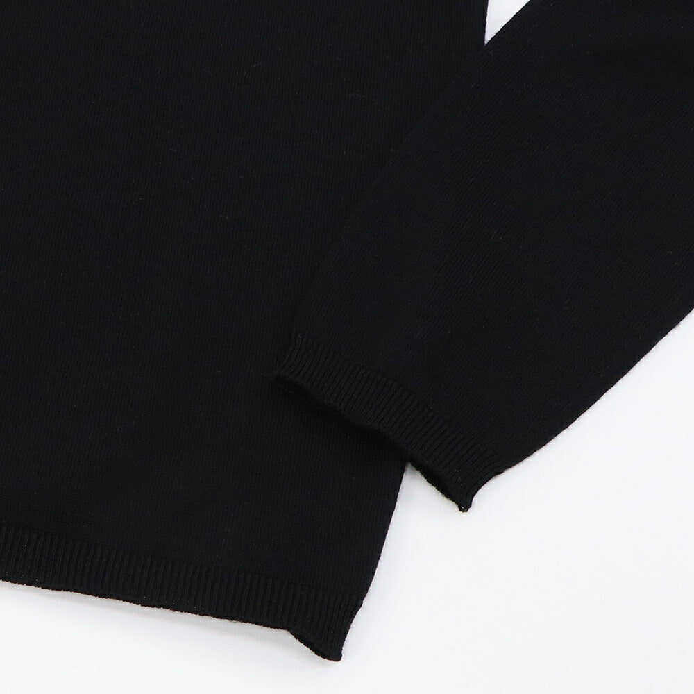 Max Mara Tシャツ ブラック ウール タートルネック スリムフィット ニット 長袖 21366142