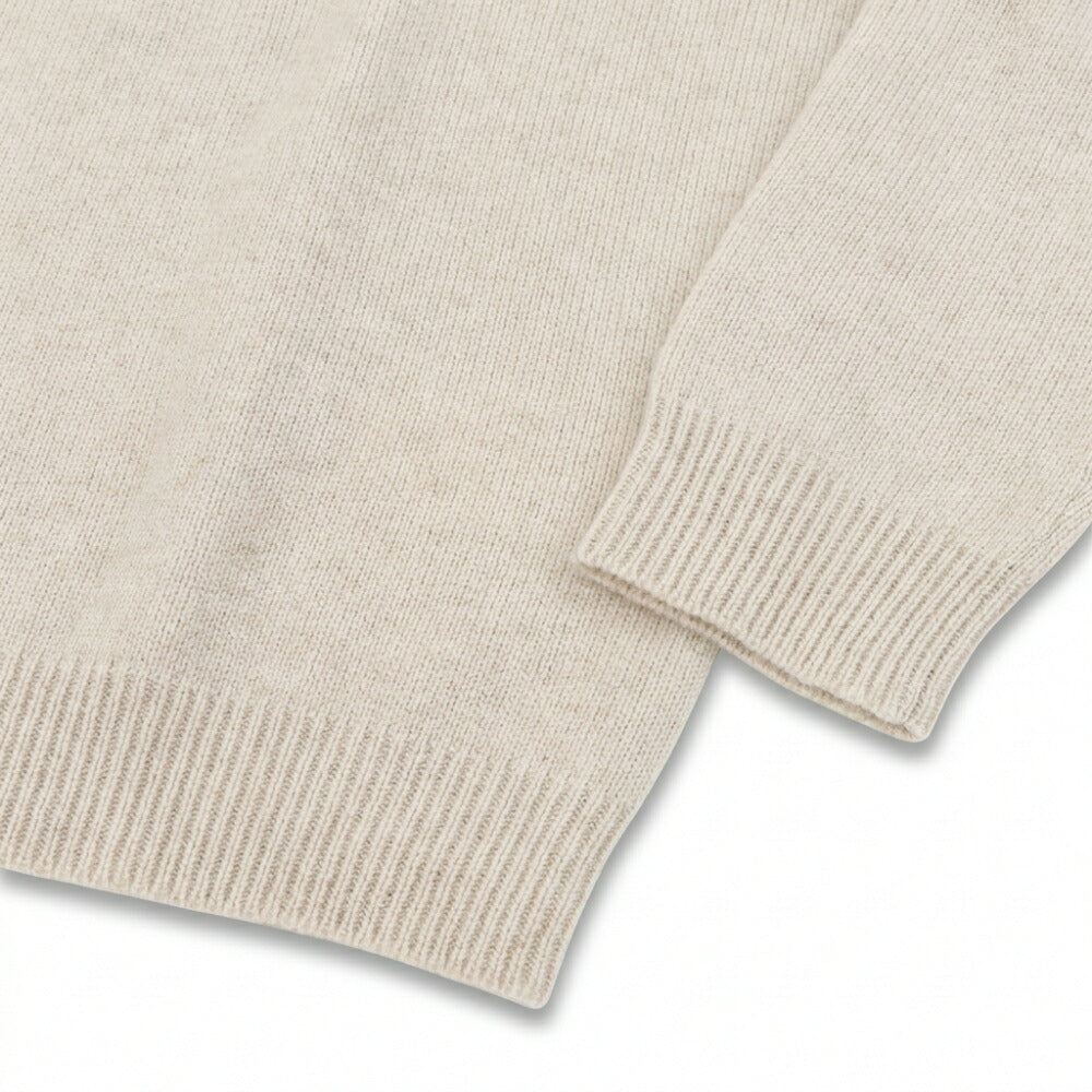 Max Mara ニット ベージュ クルーネック スパンコール ロゴ 21366232