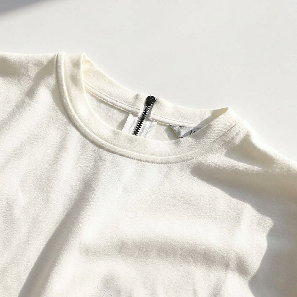 Max Mara ワンピース ホワイト AGORA フロントロゴプリント ジャージードレス 11621032