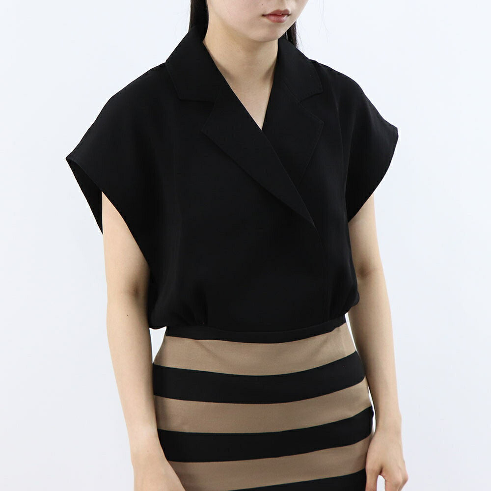 Max Mara ワンピース ブラック×ベージュ  ZAMPINO ペンシルスカート 21226081