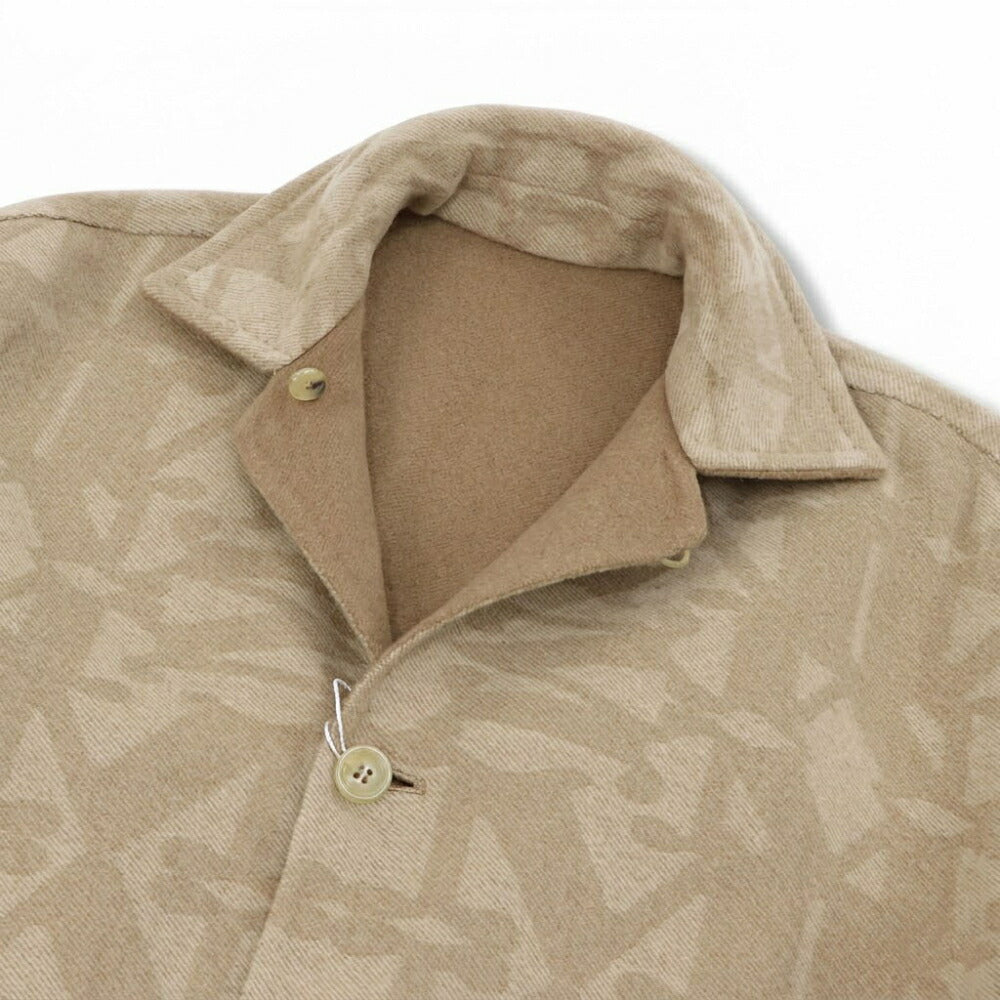 Max Mara キャメル ショートコート ジャケット モノグラム柄 21086021