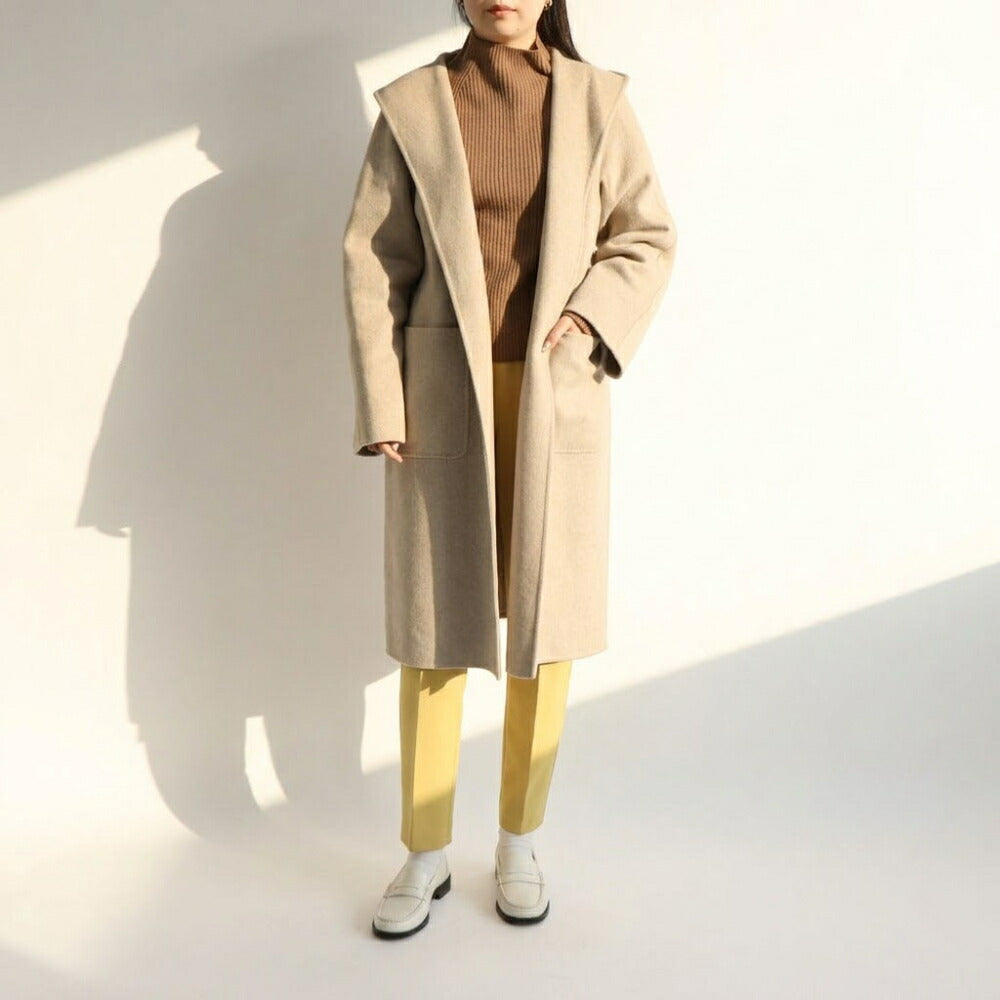 Max Mara コート ベージュ チェスターコート ガウンコート ミドル丈 21016061