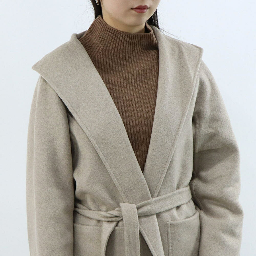 Max Mara コート ベージュ チェスターコート ガウンコート ミドル丈 21016061