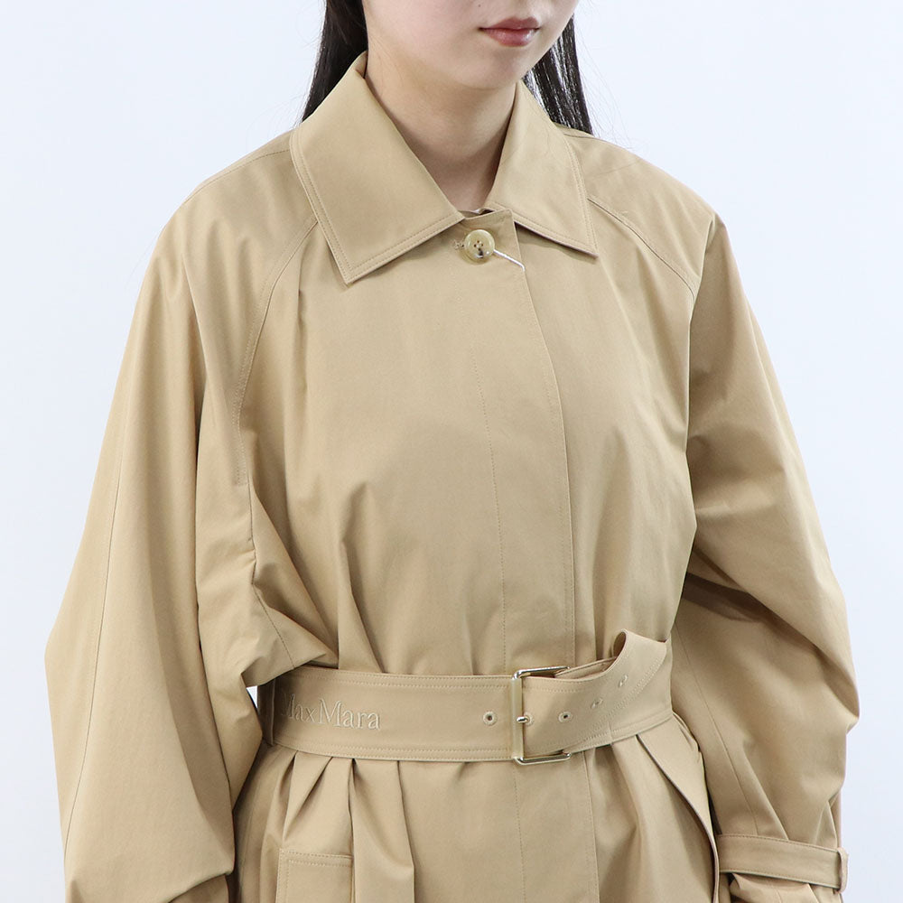 Max Mara コート ベージュ トレンチコート ロング丈 21026011