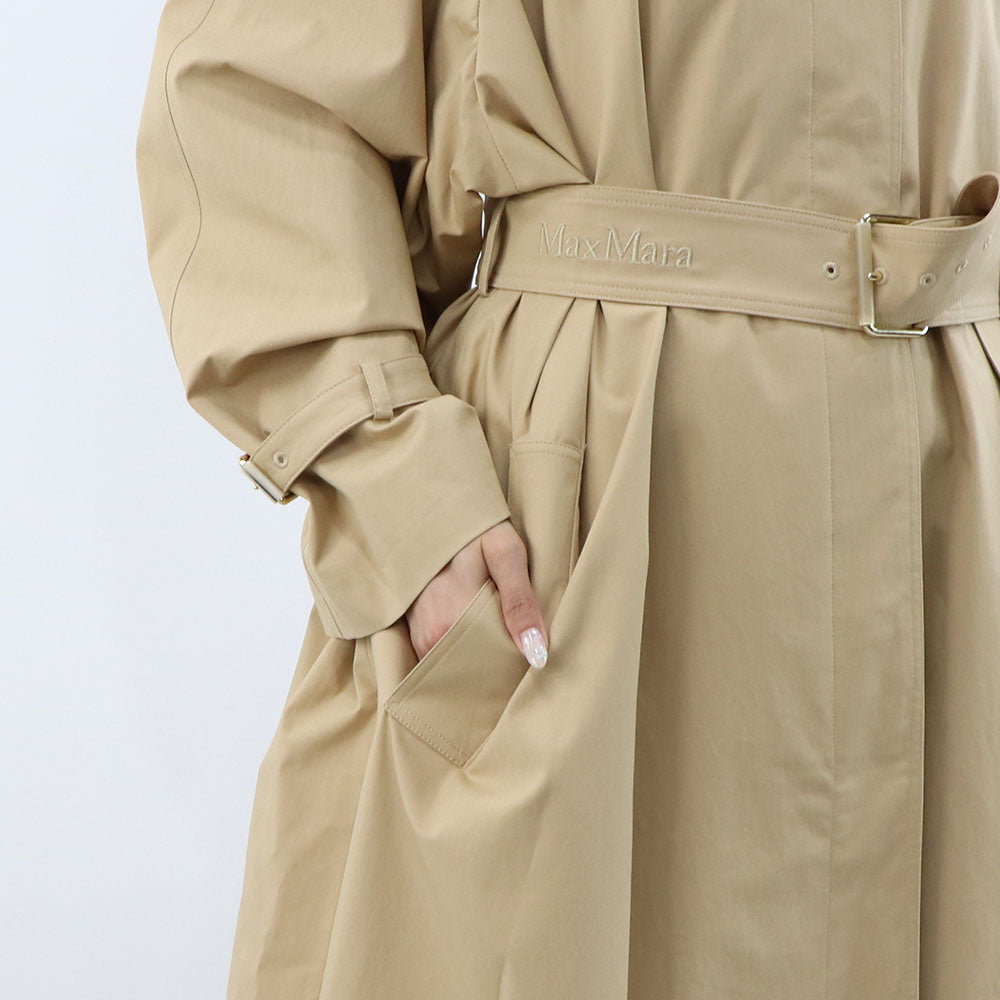 Max Mara コート ベージュ トレンチコート ロング丈 21026011