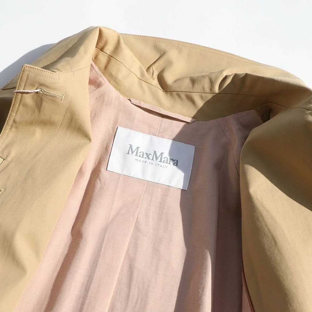 Max Mara コート ベージュ トレンチコート ロング丈 21026011