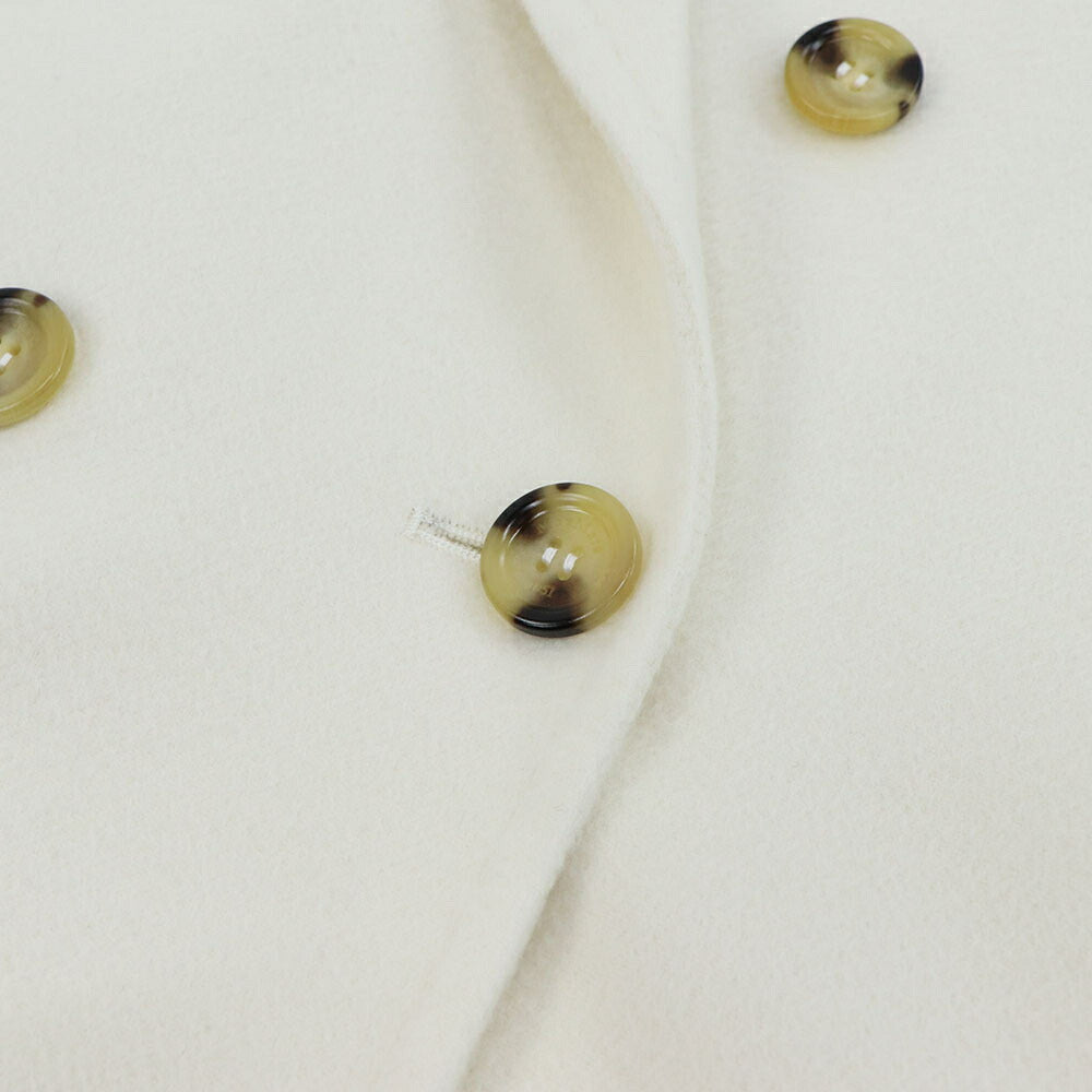 Max Mara コート ホワイト ニット ブレザー ジャケット 45265848