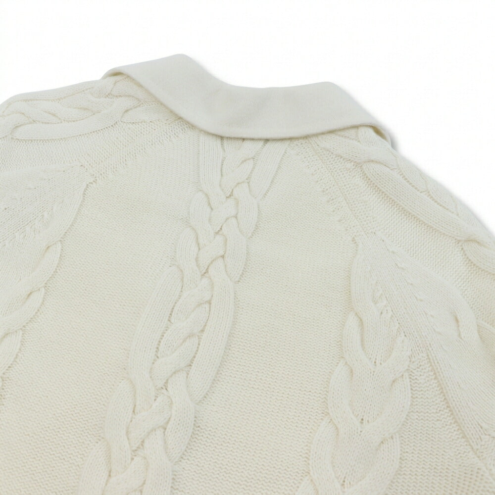 Max Mara コート ホワイト ニット ブレザー ジャケット 45265848