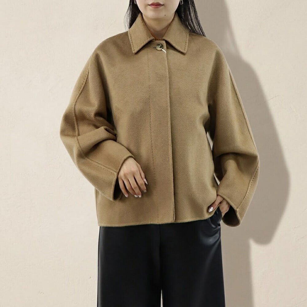 Max Mara ジャケット キャメル MIDAS ショート丈 コート スプレッドカラー 21086051